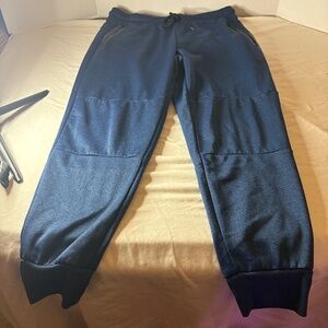 Spyder Active ProWeb Joggers Blue Sweatpants Tapered Leg Zip Pockets